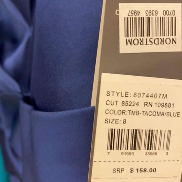 Beautiful Blue Dress by Donna Ricco NEW w/tags - Picture 3 of 15